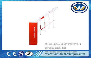 1.5mm Galvanized Plate Automatic Barrier Gate 6 Meter Boom For Car Parking System