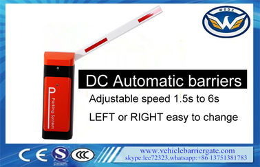 Road Vehicle Barrier Gate Adjustable Speed 1400rpm Rated Speed Easy Maintenance